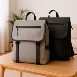 MOCHILA COURO SINTÉTICO 18 LITROS SPX-08297-CIN NA COR CINZA