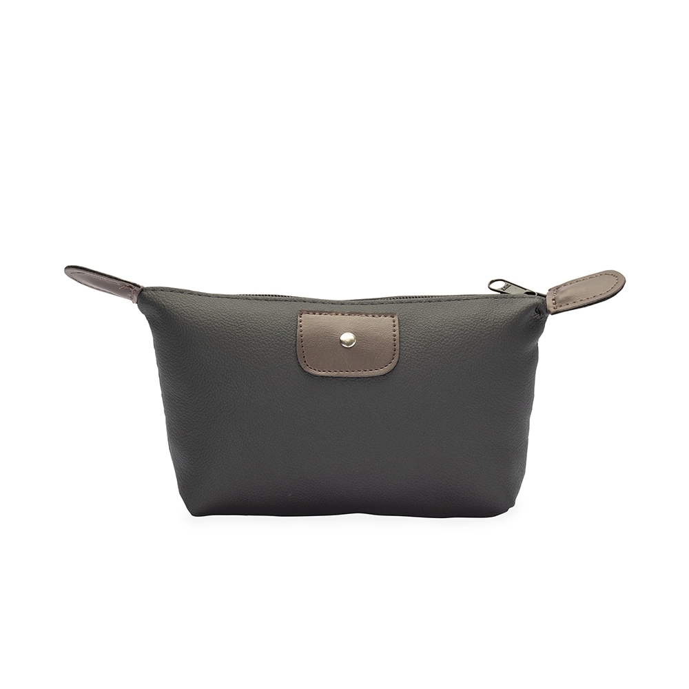 NÉCESSAIRE DE COURO SINTÉTICO SPX-15324-PRE/MAR NA COR PRETO