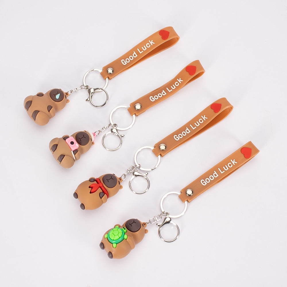 CHAVEIRO CAPIVARA SPX-P$BRINQ106-MIS NA COR AMARELO