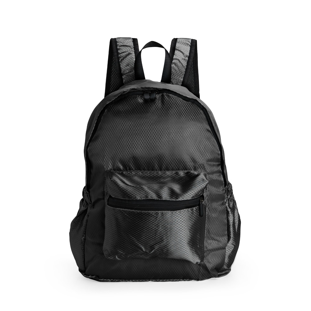 MOCHILA DOBRÁVEL POLIÉSTER 18L SPX-19041-PRE NA COR PRETO