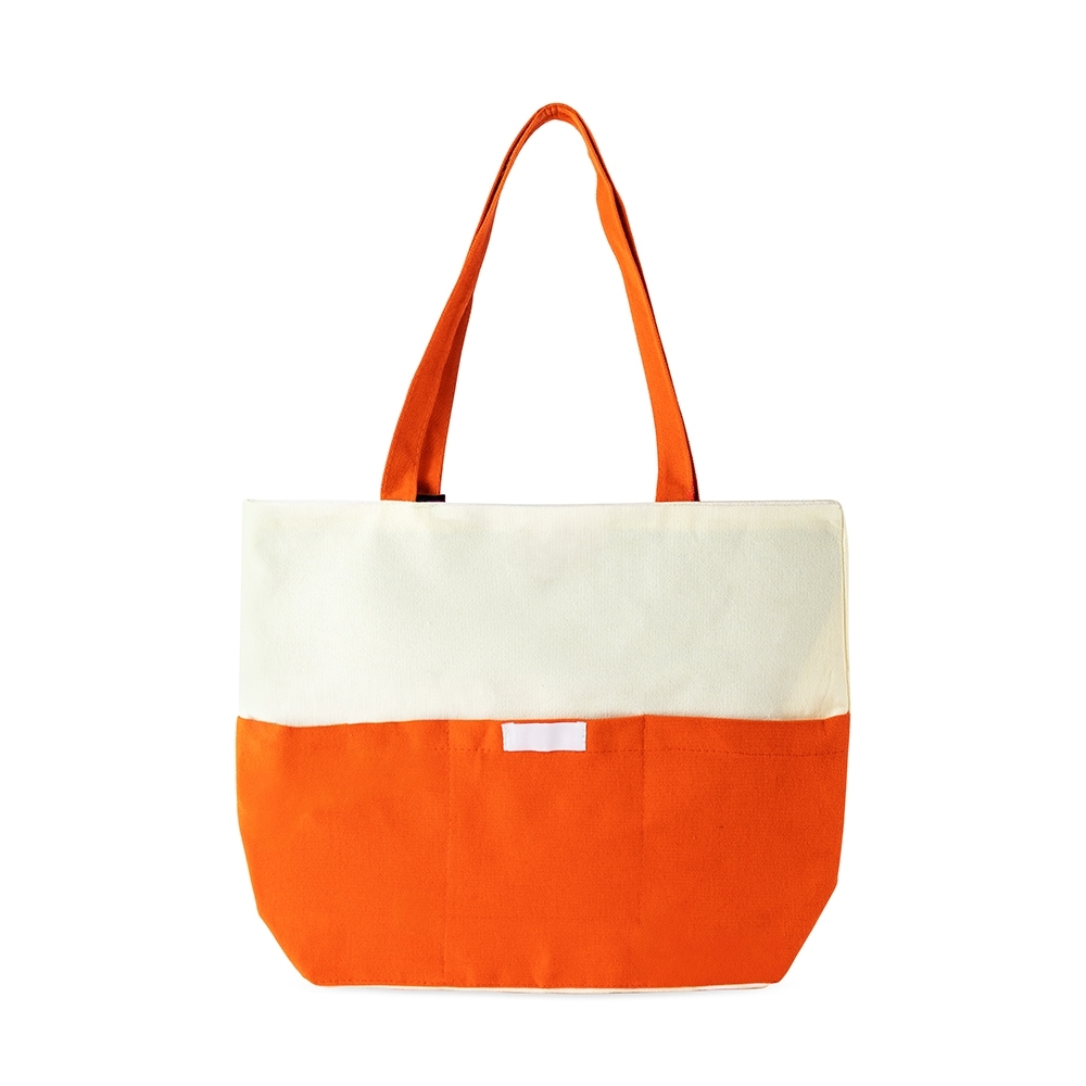 SACOLA DE LONA SPX-19034-LAR NA COR LARANJA