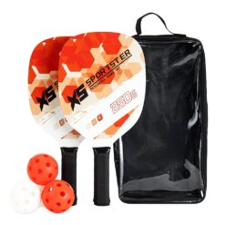 KIT PICKLEBALL 6 PEÇAS SPX-09167-VM/BCO NA COR VERMELHO