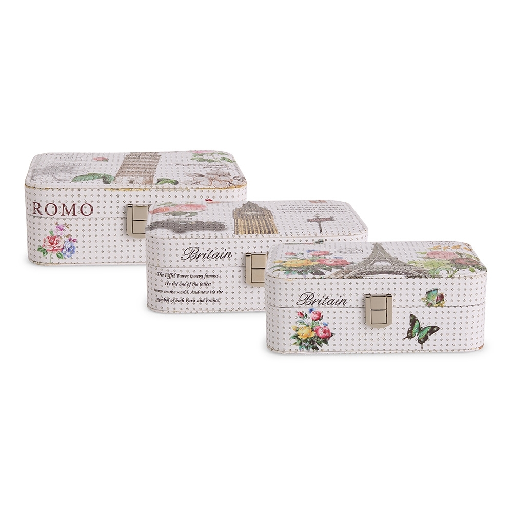 PORTA-JOIAS SPX-P$CX7146-MIS/MIS NA COR BRANCO
