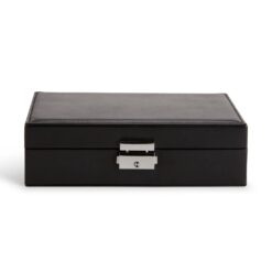 PORTA-JOIAS SPX-P$07655-PRE/PRE NA COR BRANCO